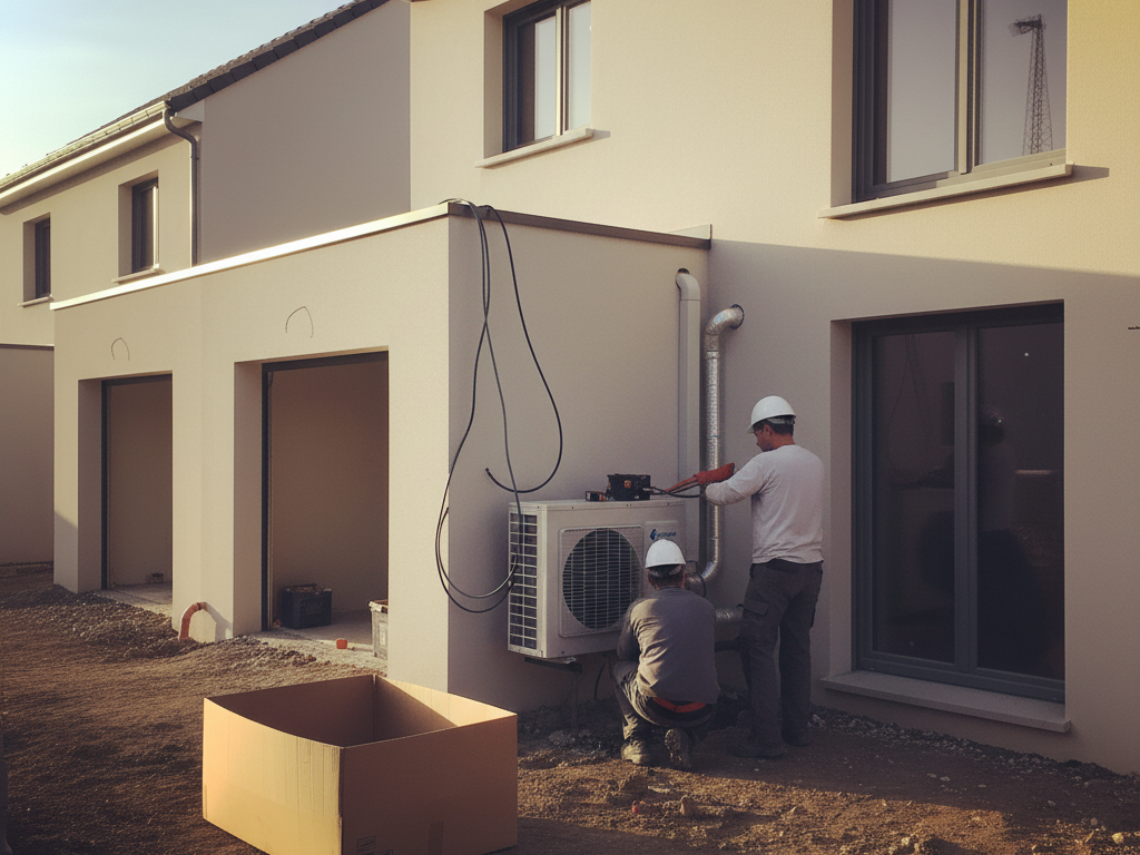 Raccordement de la pompe à chaleur au circuit de chauffage existant