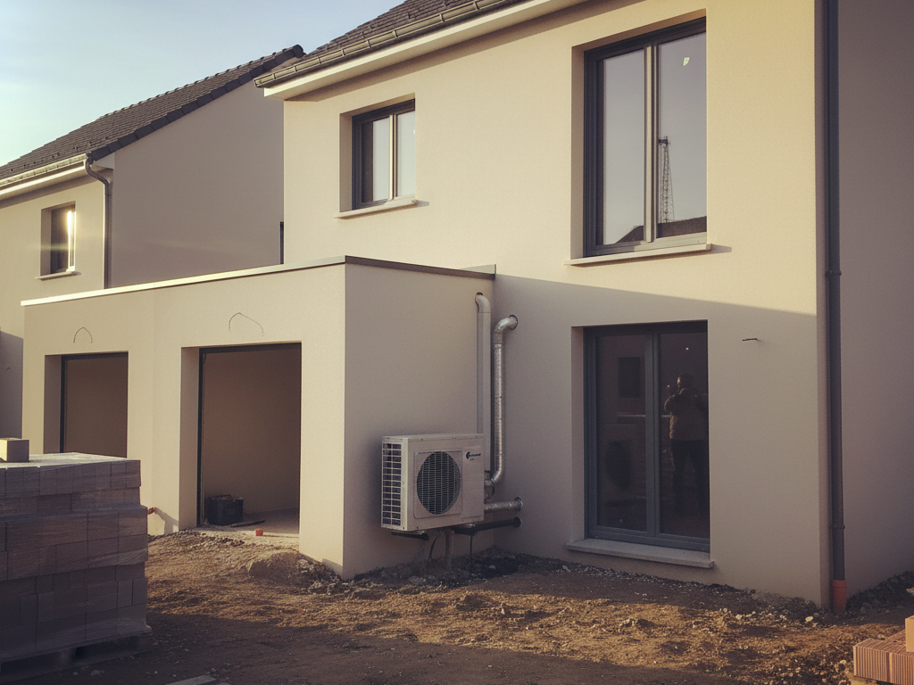 Intégration du module intérieur de la PAC dans la buanderie